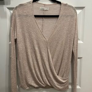 Womens Abercrombie Cross Front Sweater Size XS